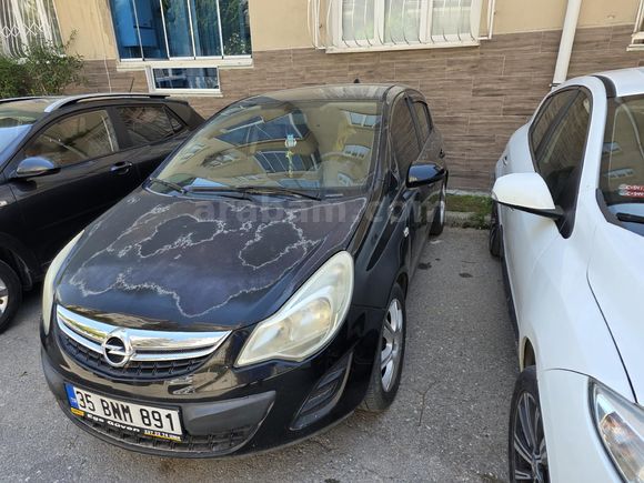Sahibinden Opel Corsa 1.2 Twinport Essentia 2011 Model  122000 km Siyah