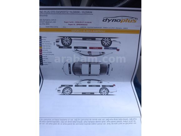 Sahibinden Honda Civic 1.6i VTEC Elegance 2010 Model