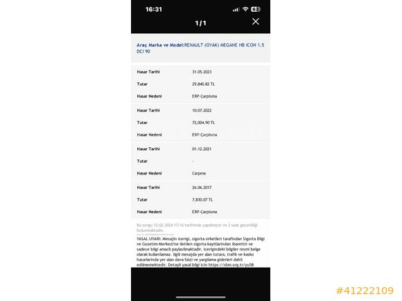 YAZICILAR'DAN 2012 MEGANE 1.5 DCİ İCON ANDROID EKRAN