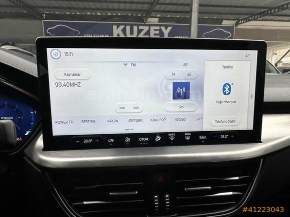 BOYASIZ!! 2023 FOCUS 1.5 ECOBLUE TİTANİUM X OTOMATİK VİTES 45.km