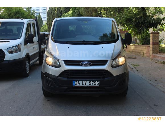 2015 MODEL FORD TRANSIT CUSTOM YARIM CAMLI VAN 5+1 ORJİNAL KLİMA