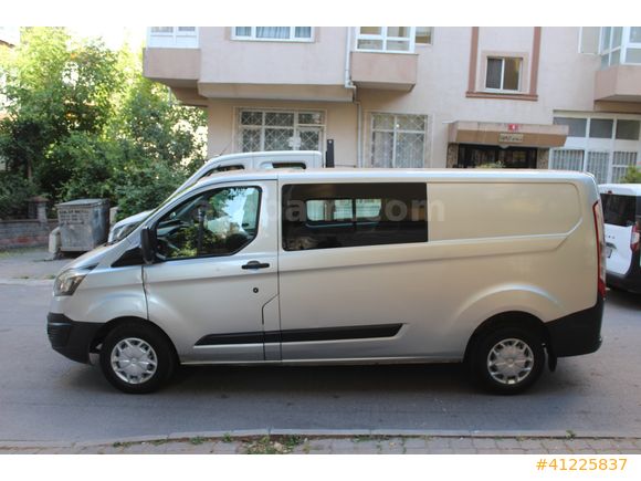 2015 MODEL FORD TRANSIT CUSTOM YARIM CAMLI VAN 5+1 ORJİNAL KLİMA
