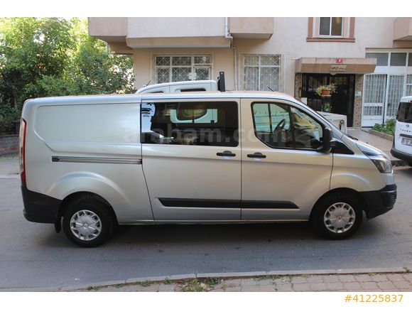2015 MODEL FORD TRANSIT CUSTOM YARIM CAMLI VAN 5+1 ORJİNAL KLİMA