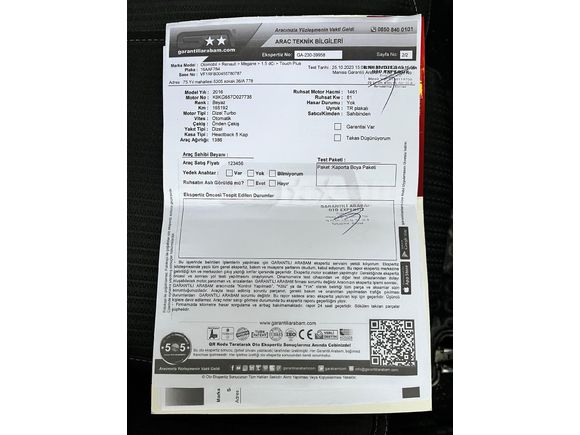 Sahibinden Renault Megane 1.5 dCi Touch Plus 2016 Model