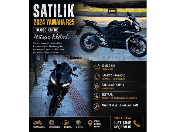 Sahibinden Yamaha YZF R25 