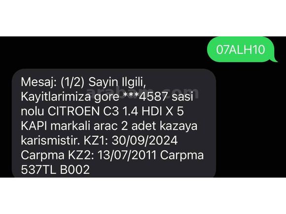 SAHİBİNDEN 70 LIK CITROEN C3