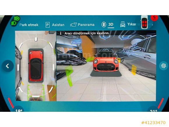 2025 MINI COOPER JCW+CAM TVN+HEAD UP+360+HARMAN+MASAJ+ISITMA+KEY