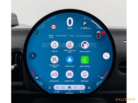 2025 MINI COOPER JCW+CAM TVN+HEAD UP+360+HARMAN+MASAJ+ISITMA+KEY