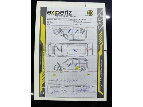 Galeriden Renault Kangoo Multix 1.5 dCi Authentique 2006 Model