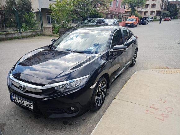 Sahibinden Honda Civic 1.6i VTEC Eco Elegance 2018 Model İstanbul 102.000 km Siyah