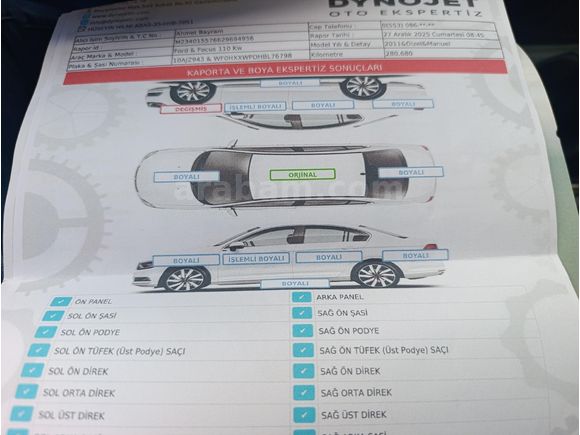Sahibinden Ford Focus 1.6 TDCi Collection 2011 Model