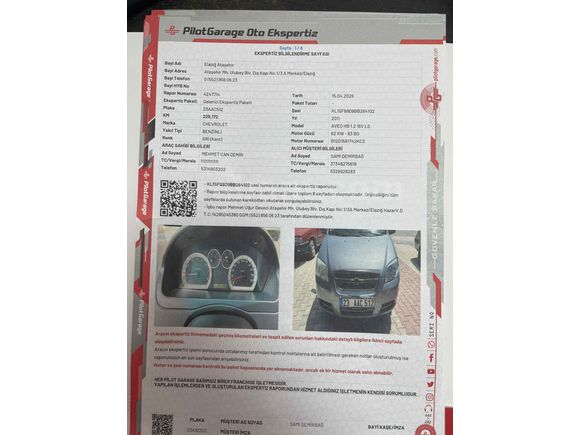 Sahibinden Chevrolet Aveo 1.2 SE 2011 Model 