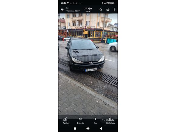 Sahibinden Peugeot 206 1.4 Executive 2007 Model