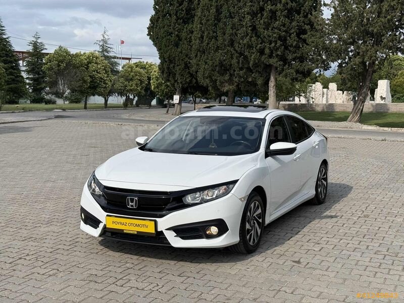 Galeriden Honda Civic 1.6i VTEC Eco Elegance 2019 Model Manisa 66.000 km Beyaz