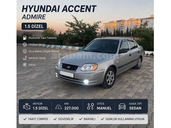 Sahibinden Hyundai Accent 1.5 CRDi Admire 2004 Model 