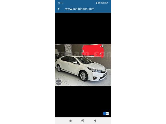 Sahibinden Toyota Corolla 1.6 Advance 2014 Model