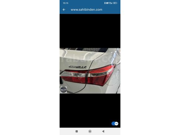 Sahibinden Toyota Corolla 1.6 Advance 2014 Model