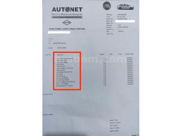 Sahibinden Fiat Egea 1.3 Multijet Easy 2016 Model