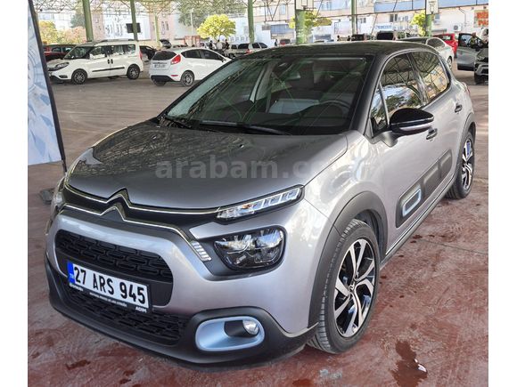 memurdan Citroen C3 1.2 PureTech Elle 2023 Model Gri (Gümüş)