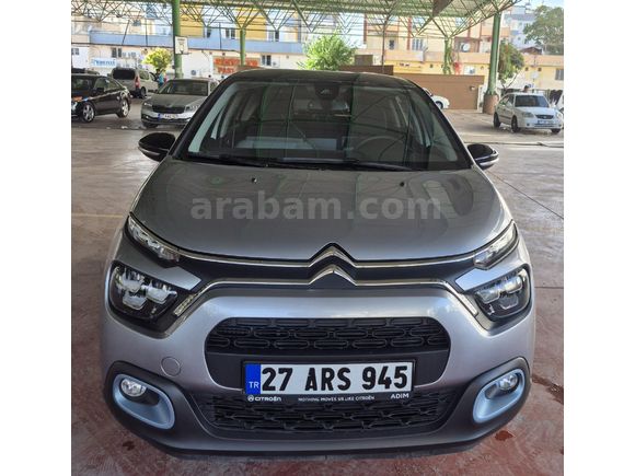 memurdan Citroen C3 1.2 PureTech Elle 2023 Model Gri (Gümüş)