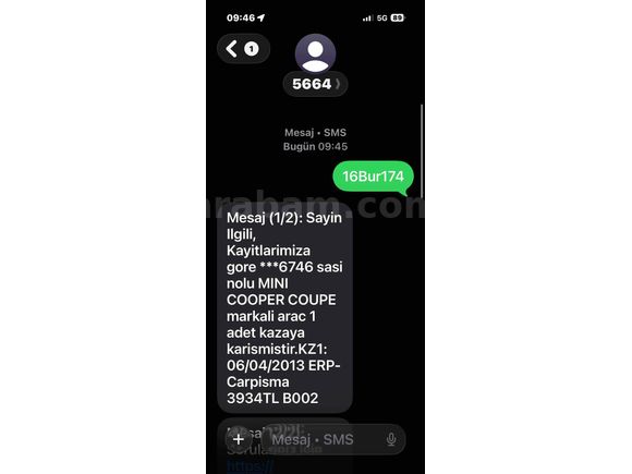 Sahibinden Mini Cooper BAKIMLI DEĞİŞEN  YOK 