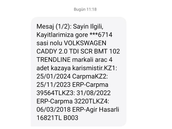 Sahibinden Volkswagen Caddy 2.0 TDI Maxi Van 2016 Model