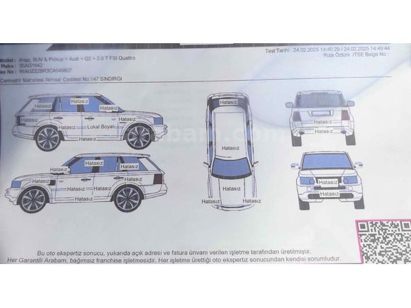 Sahibinden Audi Q5 2.0 TDI Quattro 2012 Model 