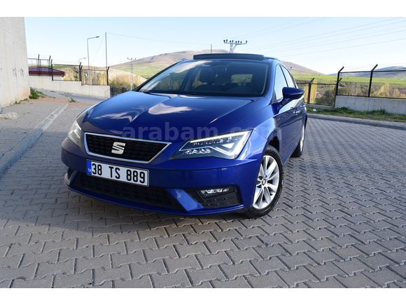 Sahibinden Cam tavanlı hayalet göstergeli Seat Leon 1.6 TDI Style 2018 Model 