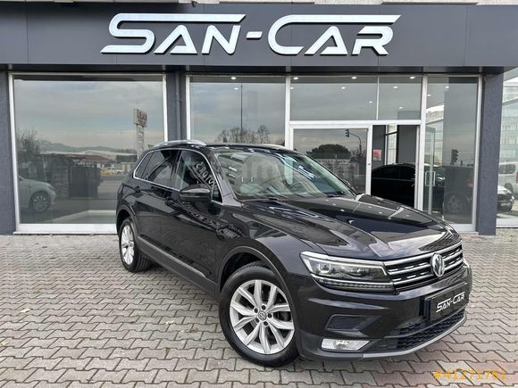 //SAN-CAR//2016 TİGUAN 2.0TDI 4MOTİON/HAYALET EKRAN/DEĞİŞENSİZ/