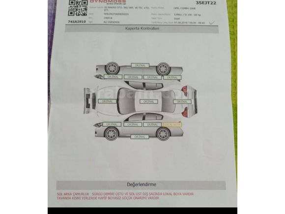 OTOMOBİL RUHSATLI ORJİNAL 230.000 KM DE