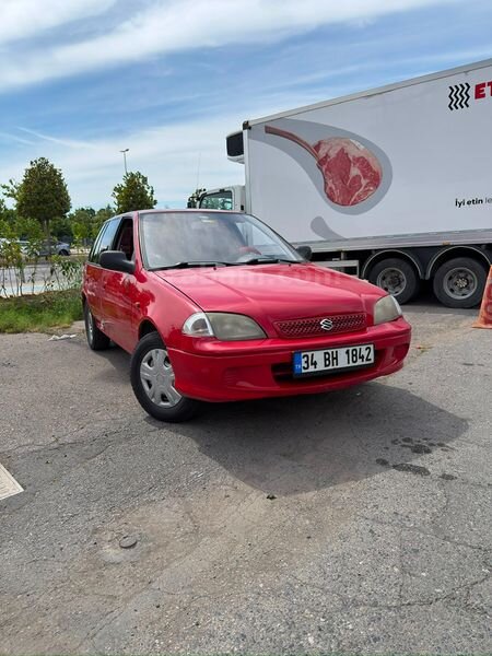 Sahibinden Suzuki Swift 1.3 GLX 2001 Model İstanbul 150.000 km Kırmızı