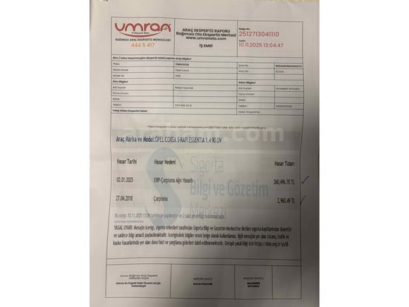 Sahibinden Opel Corsa 1.4 Essentia 2016 Model 