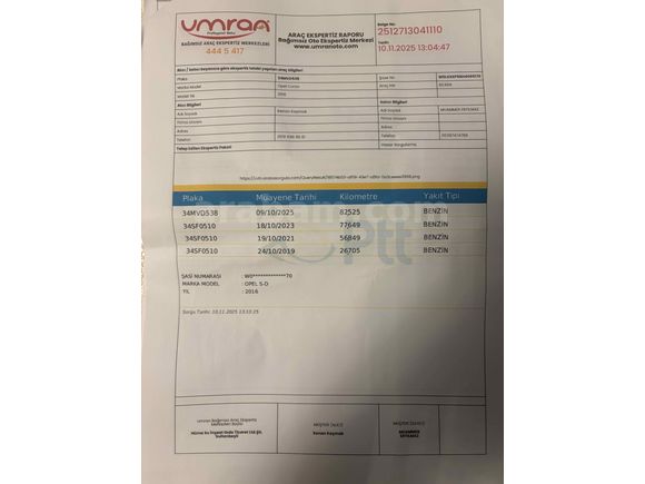 Sahibinden Opel Corsa 1.4 Essentia 2016 Model 