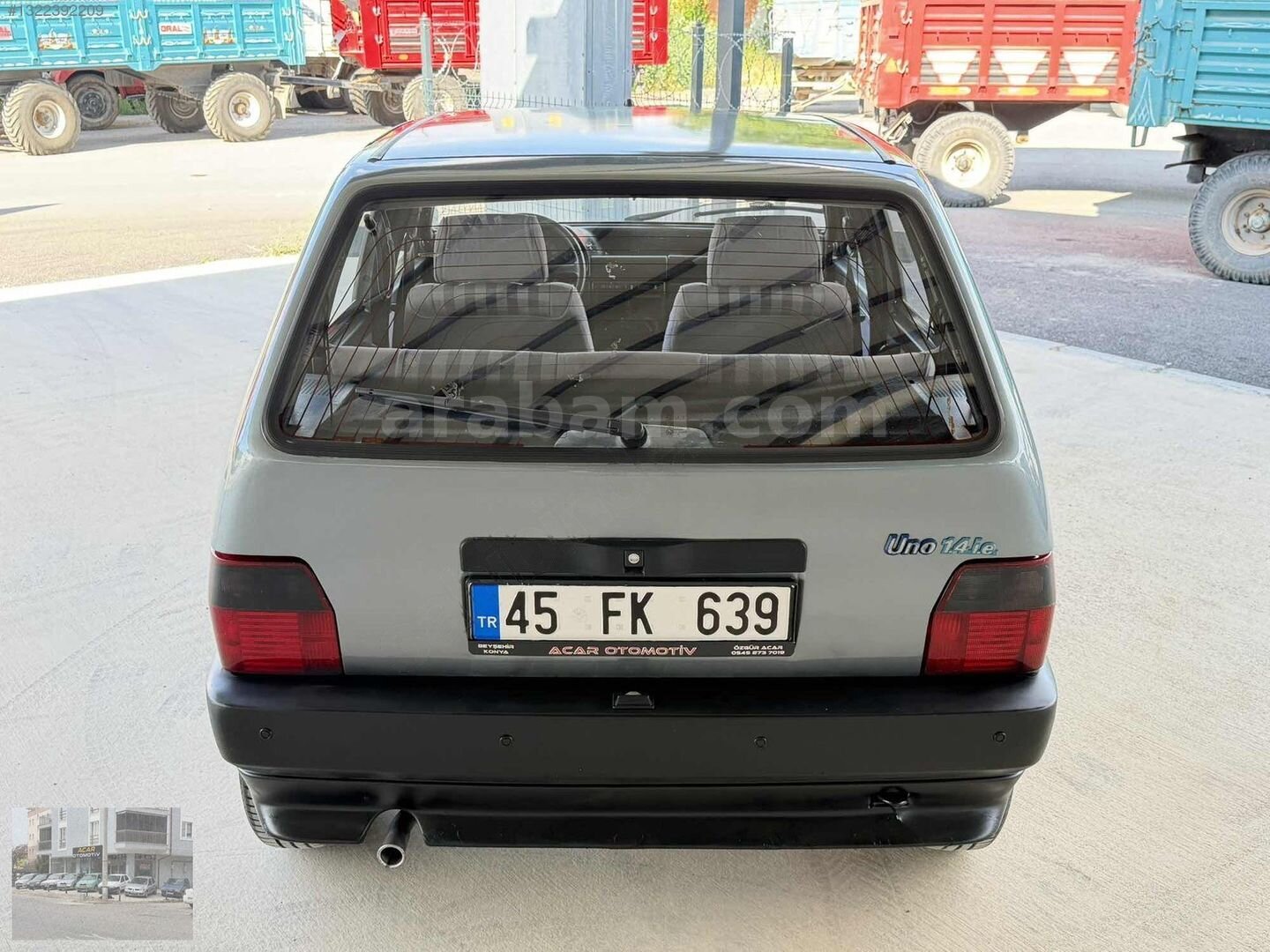 Galeriden Fiat Uno 70 S 2001 Model Konya 208.000 km Gri 5