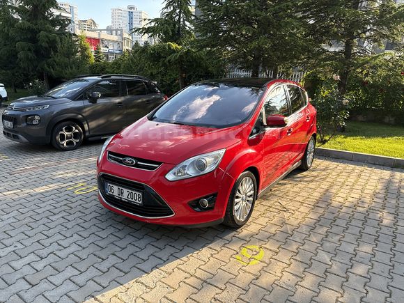 TERTEMİZ Ford C-Max - 2012-Kırmızı - Titanium X - Dosta Gider - ANKARA
