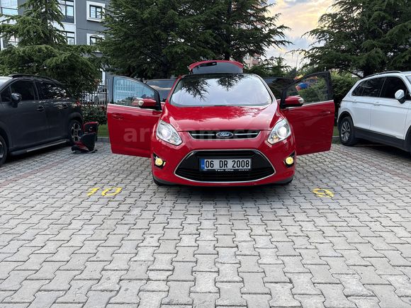 TERTEMİZ Ford C-Max - 2012-Kırmızı - Titanium X - Dosta Gider - ANKARA