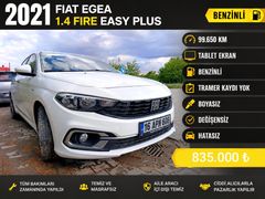 Sahibinden Fiat Egea 1.4 Fire Easy Plus 2021 Model Bursa