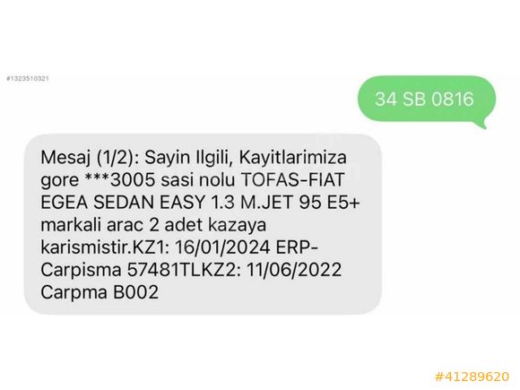 FIRSAT ARACI EGEA DÜŞÜK KM
