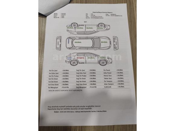 Sahibinden Renault Koleos 2.0 dCi Dynamique 2009 Model tam otomatik 