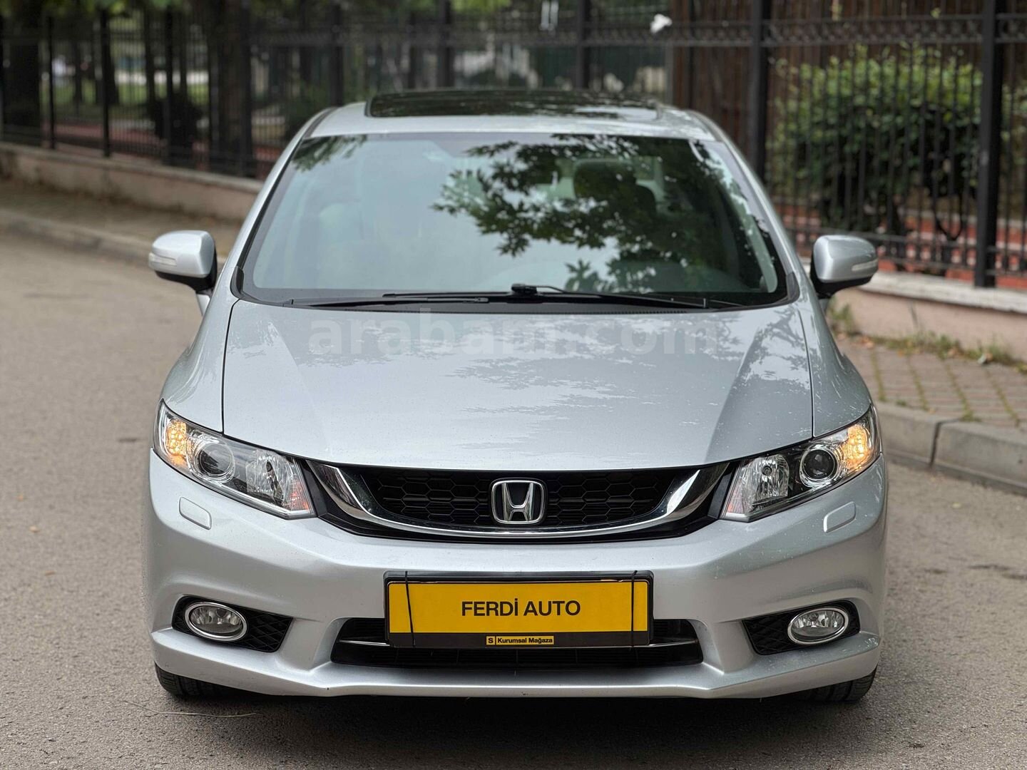 Galeriden Honda Civic 1.6i VTEC Eco Elegance 2016 Model Ankara 124.000 km Gri (Gümüş) 4
