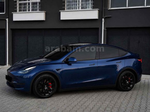  Tesla Model Y Standart Range   DEEP BLUE İÇ BEYAZ
