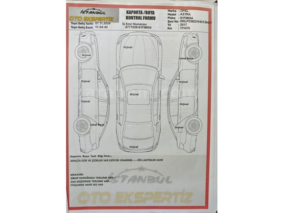 Sahibinden Opel Astra 1.6 Edition Plus 2017 Model 