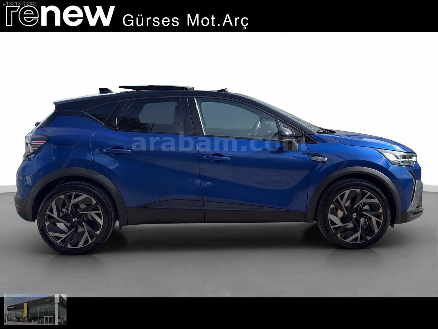 Galeriden Renault Captur 1.6 E-Tech Esprit Alpine 2024 Model İstanbul 15.860 km Mavi 2