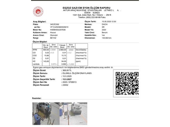 kazasız tramersiz KAPORA ALINDI