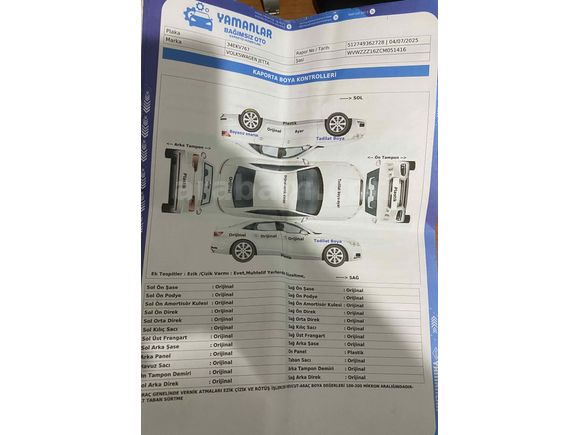 Sahibinden Volkswagen Jetta 1.2 TSi Highline 2012 Model 