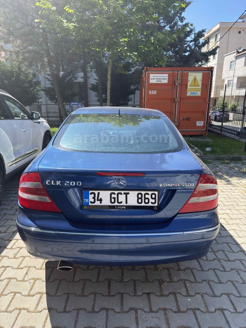 Sahibinden Mercedes - Benz CLK 200 Kompressor Avantgarde 2004 Model İstanbul 290.000 km Mavi (metalik) 3