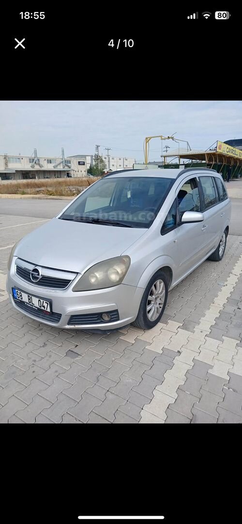 Sahibinden Opel Zafira 1.6 Enjoy 2006 Model Bursa 292.000 km Gri 7