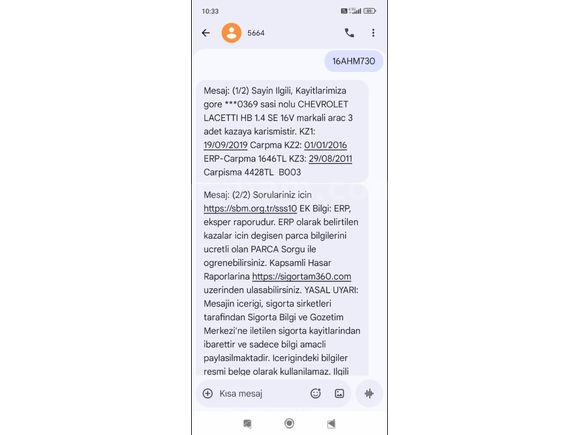130.000 km değişensiz