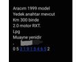 Sahibinden Renault Megane 2.0 RXT 1999 Model