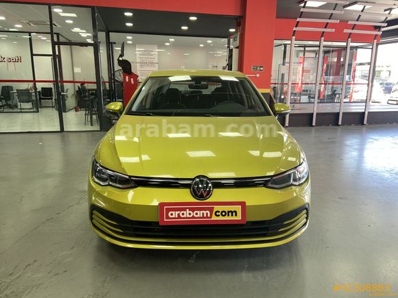 Galeriden Volkswagen Golf 1.0 eTSI Life 2022 Model Antalya 55.500 km Sarı